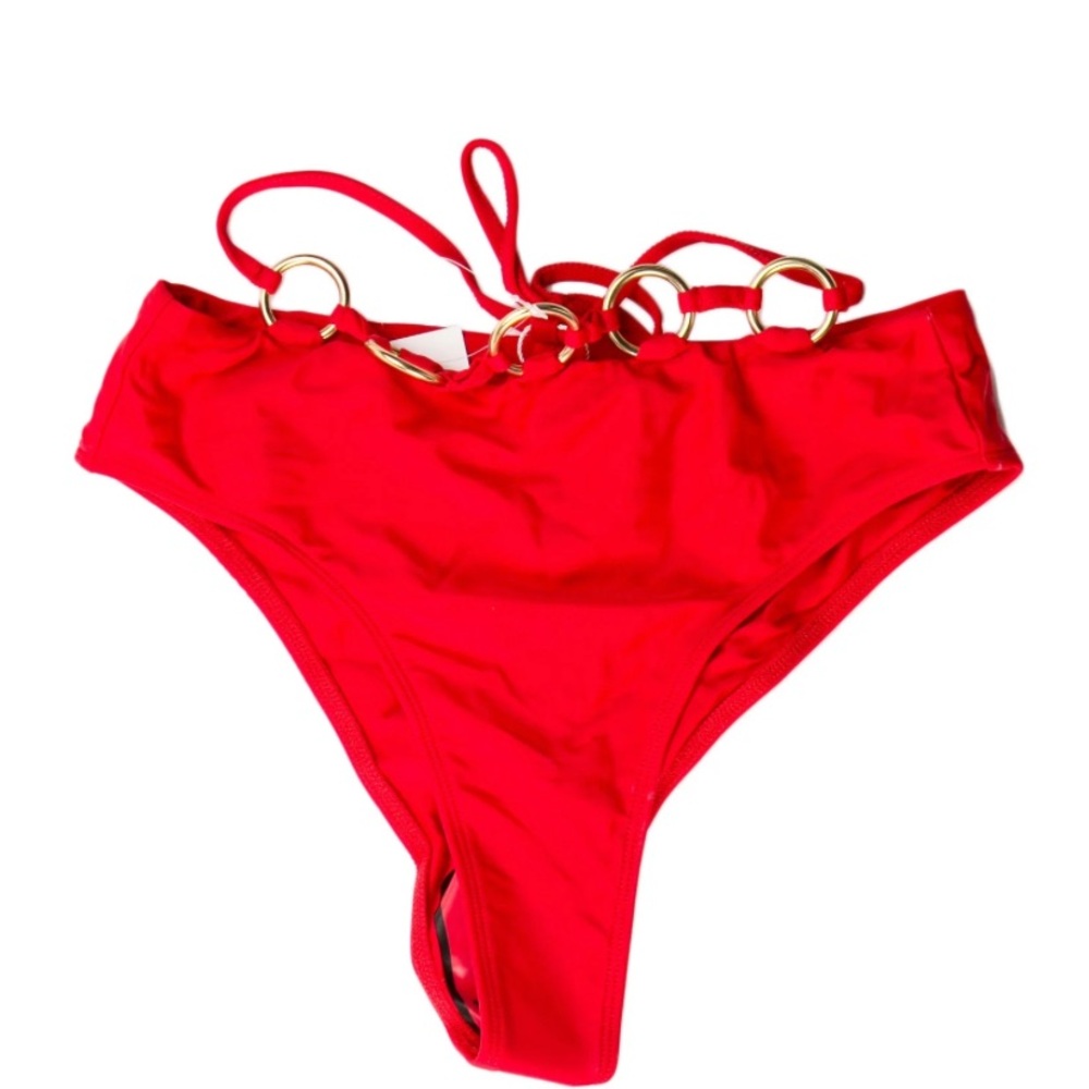 For Love And Lemons Red Bikini Bottom